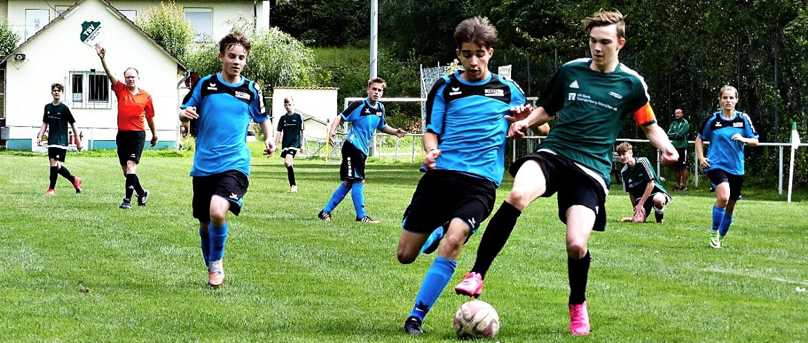 B-Jugend Spielszene gegen Geismar Saison 2017-2018