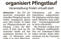 2022-05-13 HNA-Melsungen - TSV Altmorschen organisiert Pfingstlauf