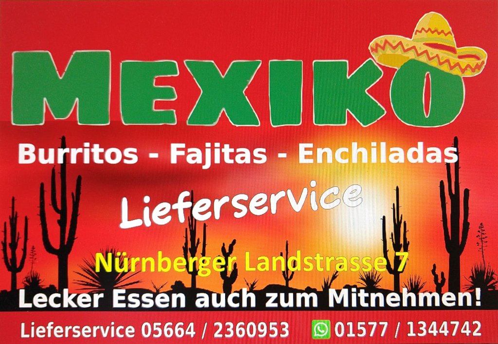 Pizzaunterstützung vom Mexiko